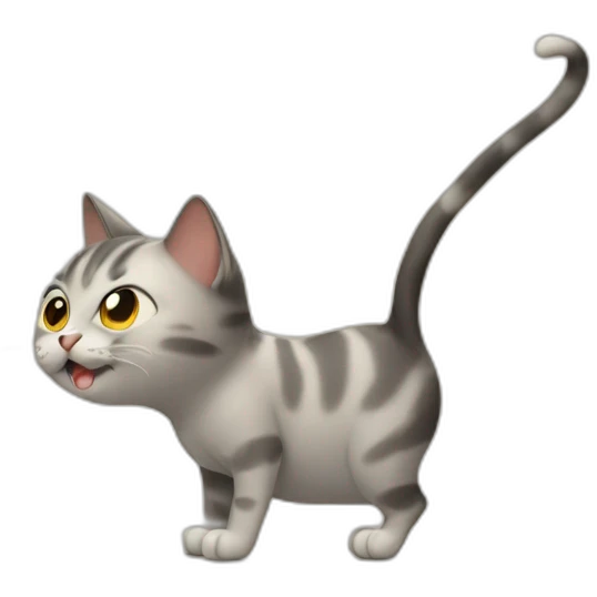 cat farting emoji