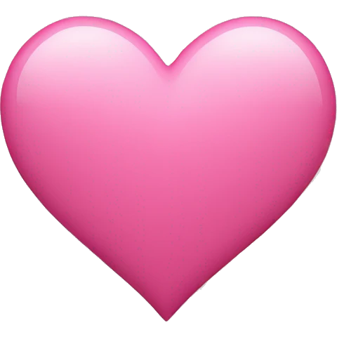 Pink heart emoji