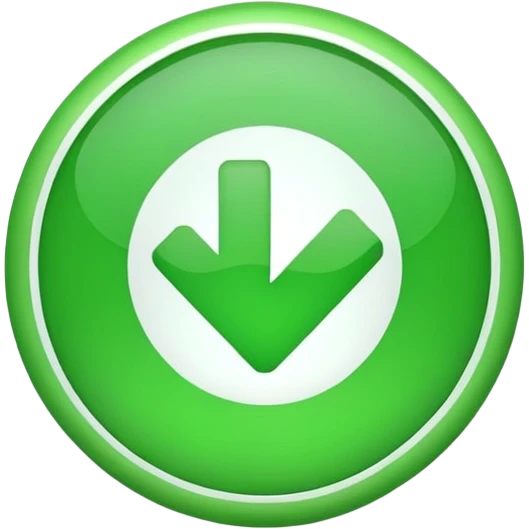 A green circle with a while good sing in the middle of the green circle emoji