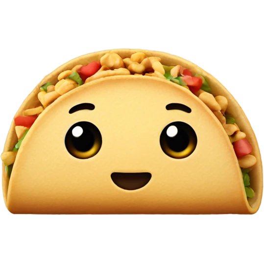 Peanut butter taco  emoji