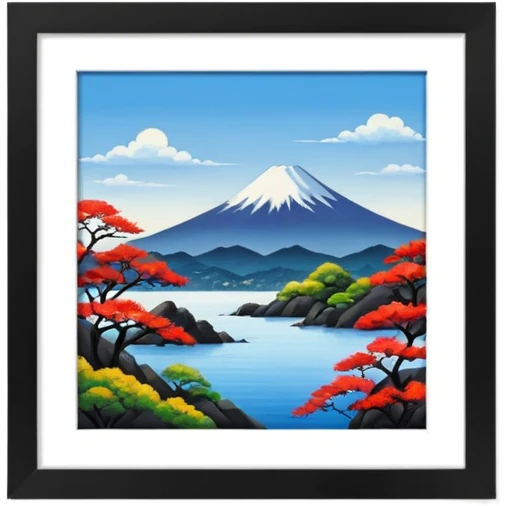 thumbnail picture mac os, painting on wall, japan emoji