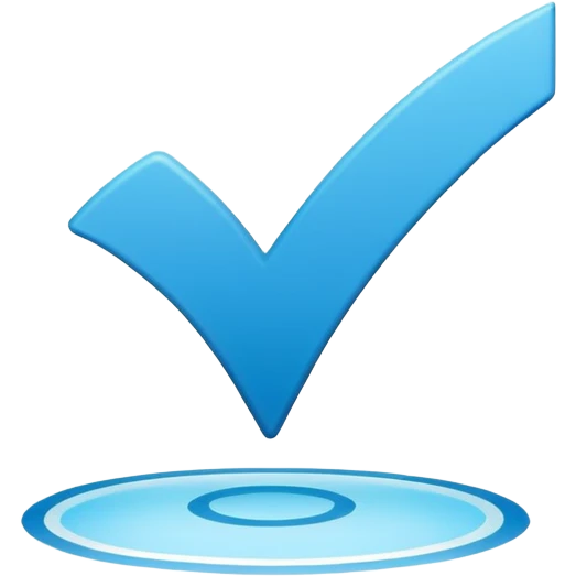 Whattsapp blue tick emoji