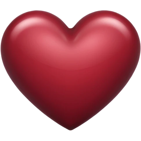 Maroon colour heart emoji