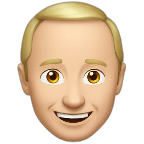 Putin happy emoji