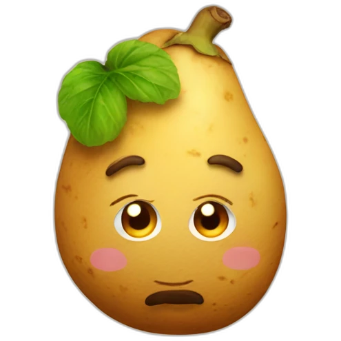 Patata tatuando emoji