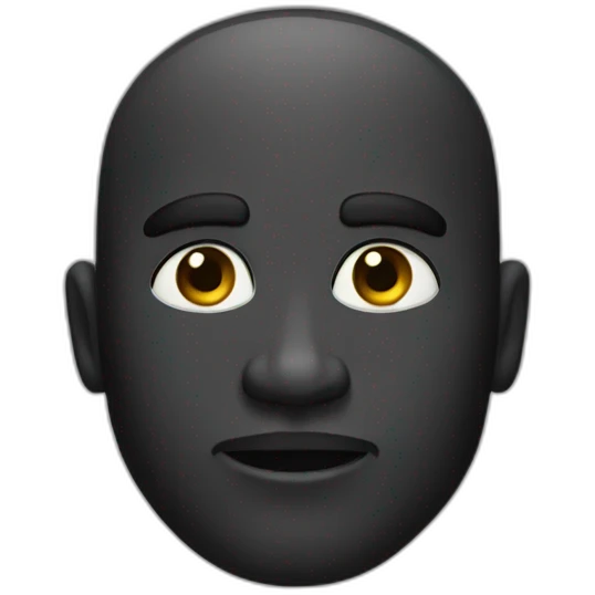 A Big black solkenien emoji