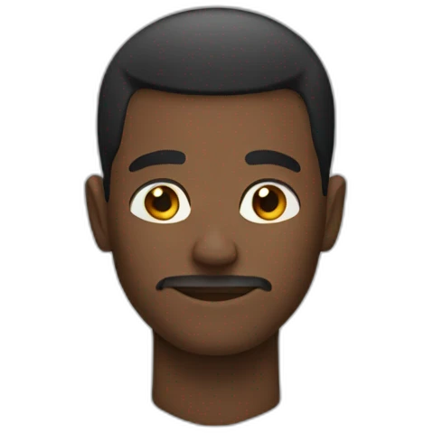 Black man emoji