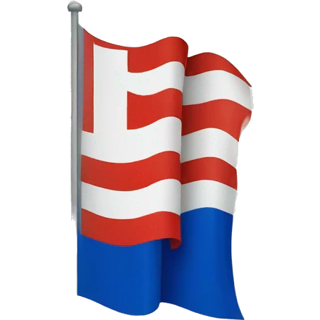 The flag of friesland emoji