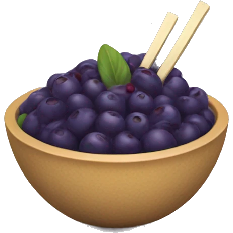 Açaí bowl emoji