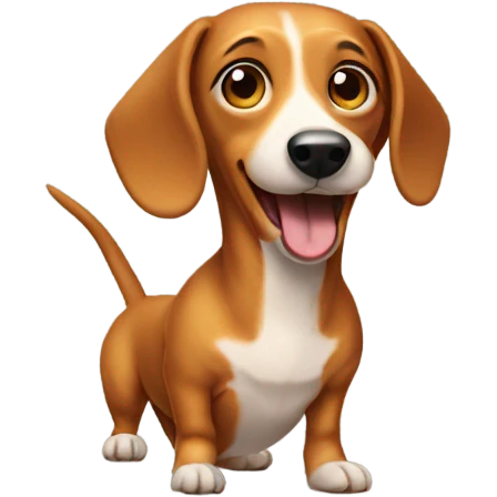Weenie dog emoji