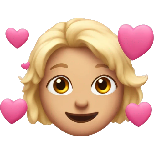 pink hearts emoji