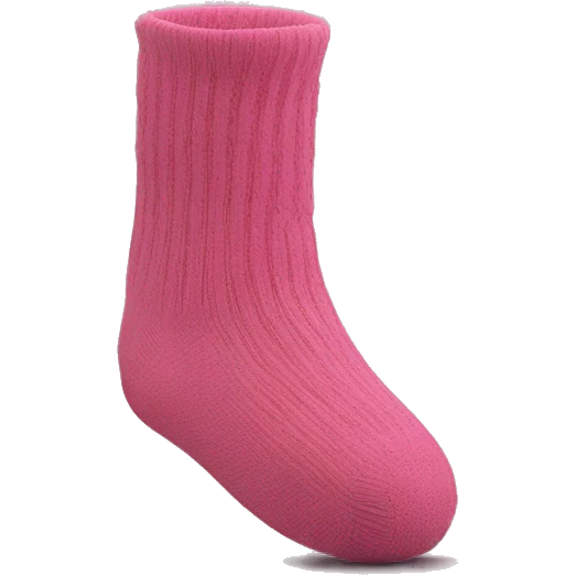 Pink grip sock emoji