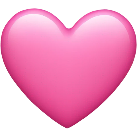 Pink heart  emoji