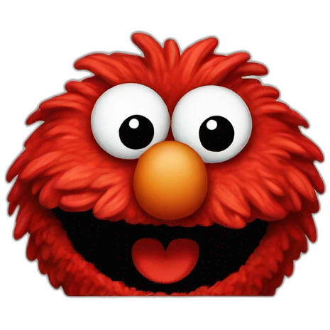 funny elmo emoji