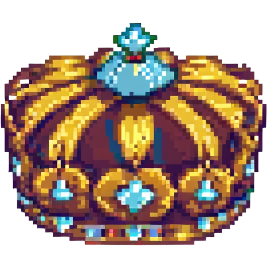 A crown emoji