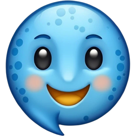 Blue tick sticker emoji