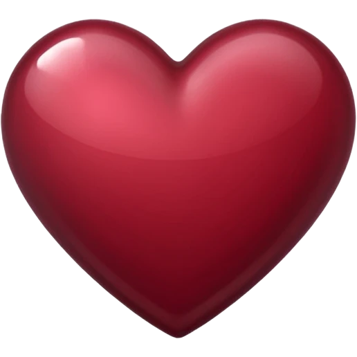 burgundy Valentine’s day emoji