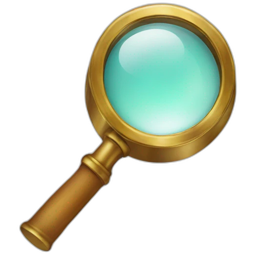 magnifying glass emoji