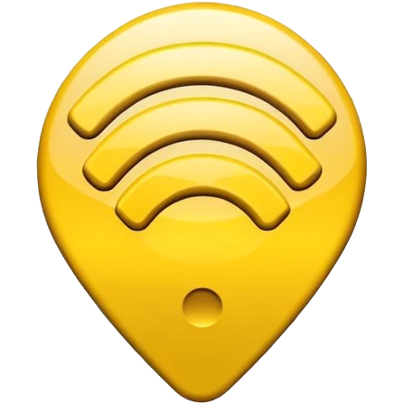 yellow wifi symbol emoji