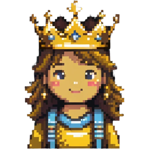 god mode avatar with golden glow and crown emoji