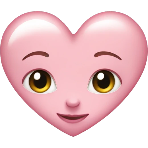 baby pink heart emoji