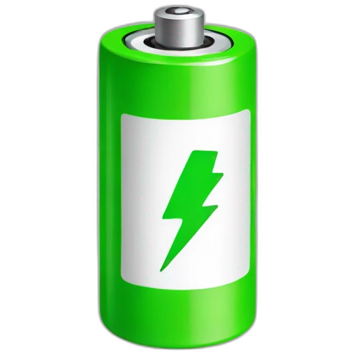 rechargeable batteries with rechargeable mark on them emoji