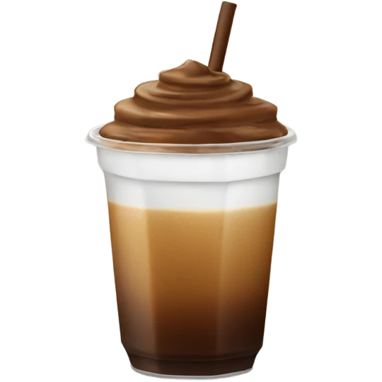 Ice coffee emoji