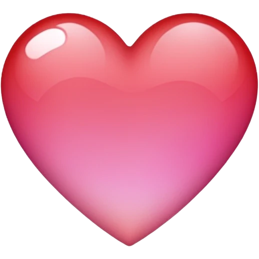 A simple heart emoji ❤️ with gradient colors emoji