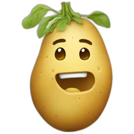une patate emoji