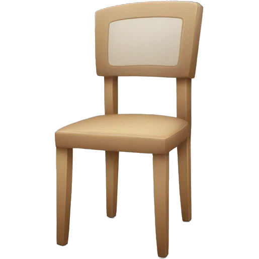 transparent invisible chair emoji