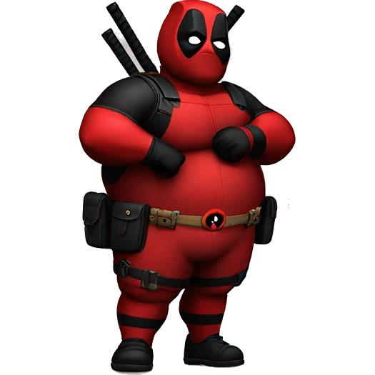 Fat Deadpool  emoji