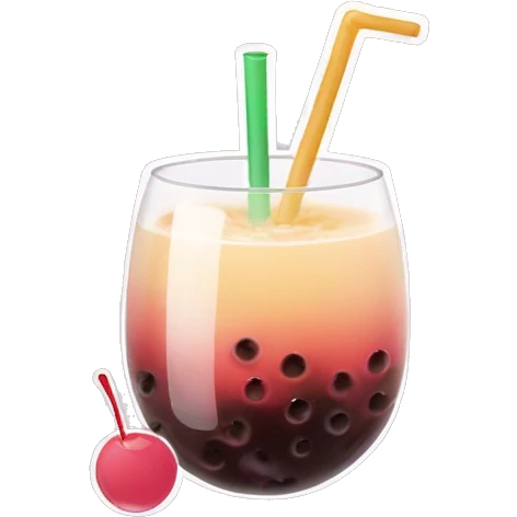 bubble tea wine emoji