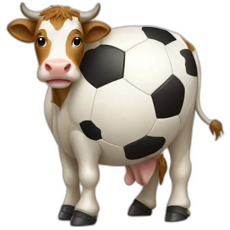 cow soccer emoji