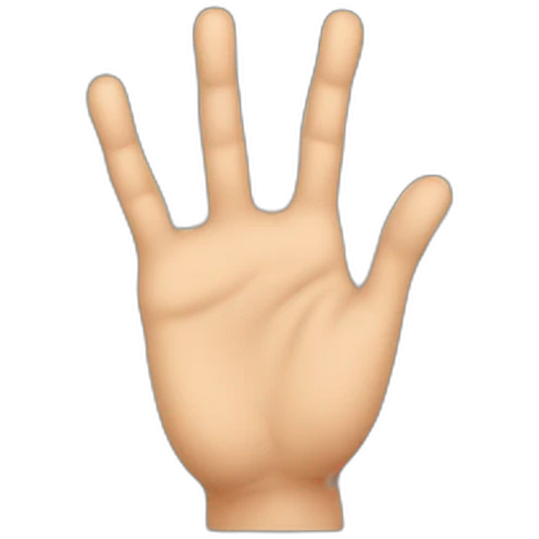 Hand stand one hand emoji