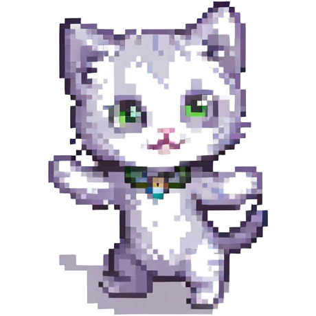 a kitten dancing emoji