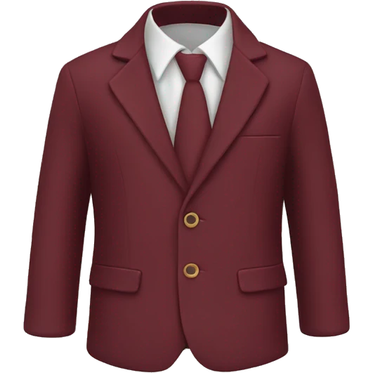 maroon baby blazer emoji