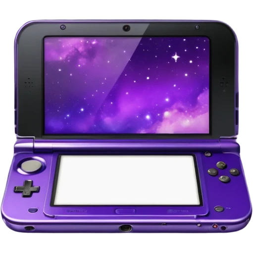 Nintendo 3DS XL Galaxy edition emoji