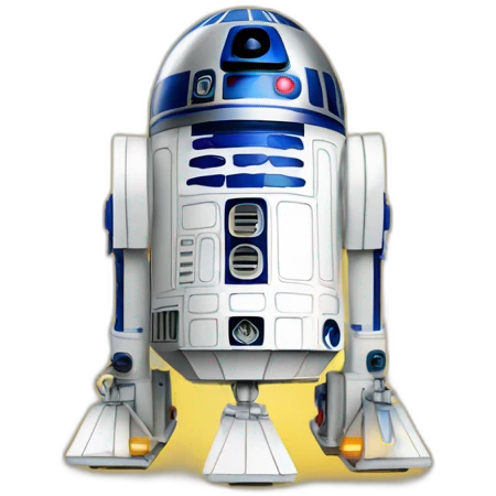 R2D2 electricity emoji