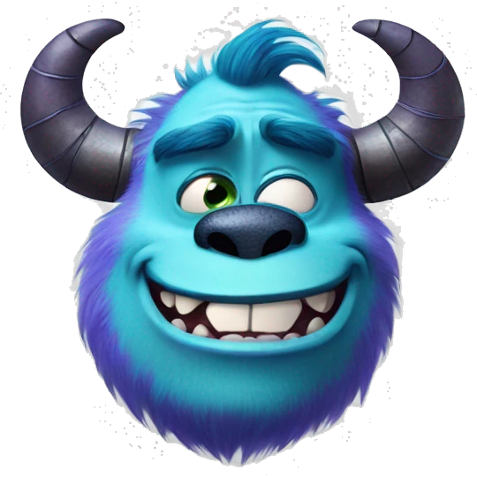 Disney monsters ink sulley emoji