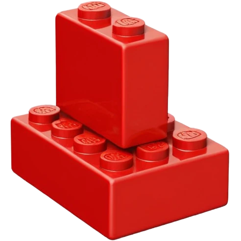 red lego brick emoji