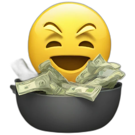 money exploding emoji