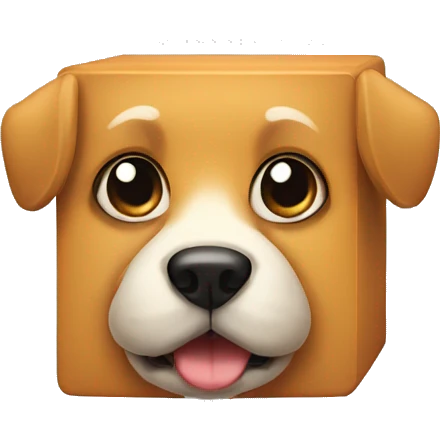 Cube dog owo face emoji