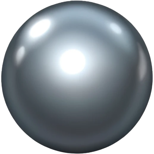 It is made of steel and is fat the centre emoji