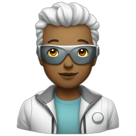 Futuristic emoji