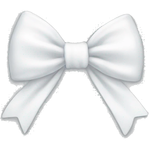 white bow emoji