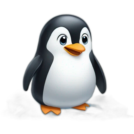 Penguin ice emoji
