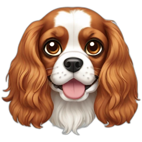 Cavalier King Charles spaniel  emoji