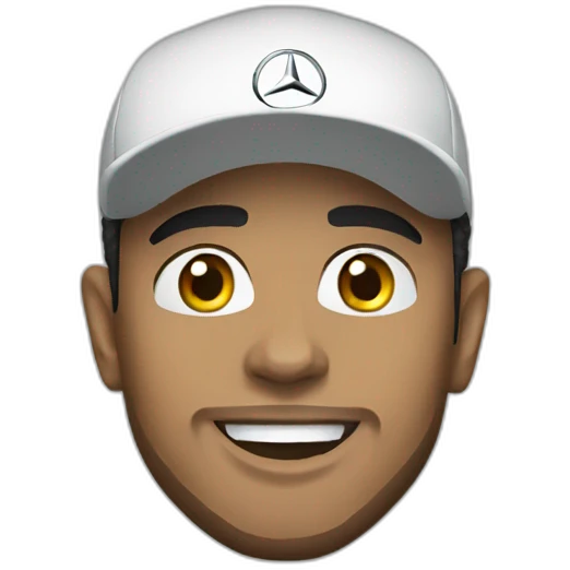 lewis hamilton mercedes  emoji