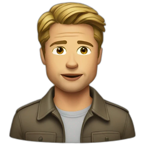 Brad Pitt emoji