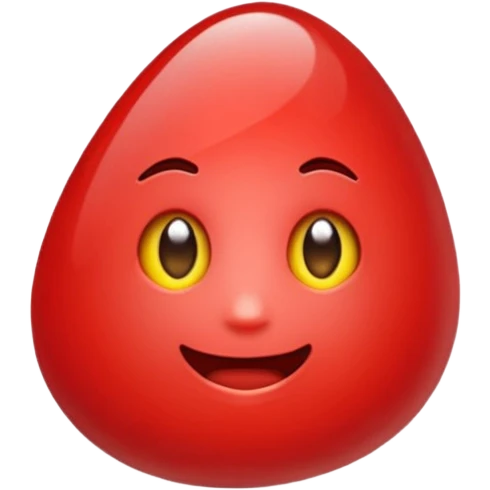 Emoji de una piedra rubí rojo emoji